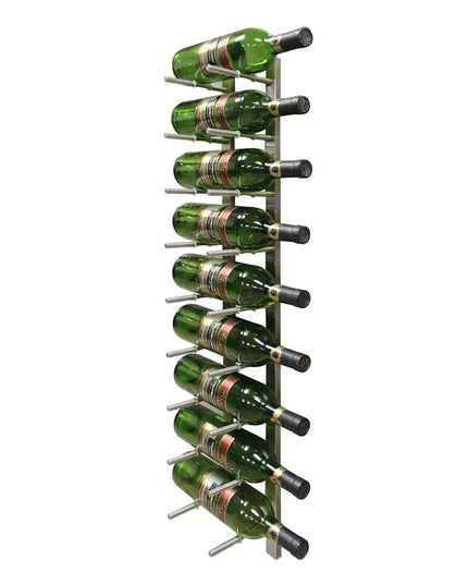 Kệ Rượu Vang Vinotemp EP-PEGWALL9S Epicureanist 90.8 cm Sức Chứa 9 Chai Thép Không Gỉ