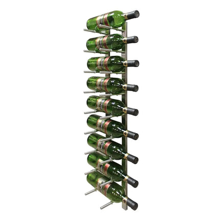 Kệ Rượu Vang Vinotemp EP-PEGWALL9S Epicureanist 90.8 cm Sức Chứa 9 Chai Thép Không Gỉ