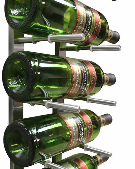Kệ Rượu Vang Vinotemp EP-PEGWALL9S Epicureanist 90.8 cm Sức Chứa 9 Chai Thép Không Gỉ