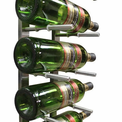 Kệ Rượu Vang Vinotemp EP-PEGWALL9S Epicureanist 90.8 cm Sức Chứa 9 Chai Thép Không Gỉ