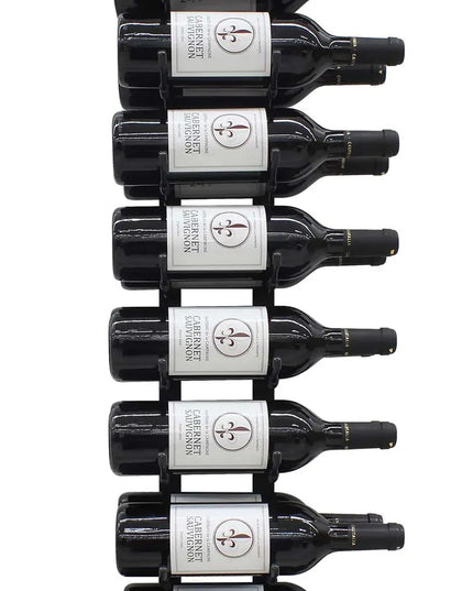 Kệ Rượu Vang Vinotemp EP-WIRE24B Epicureanist Cao 120 cm Chứa 24 Chai Màu Đen