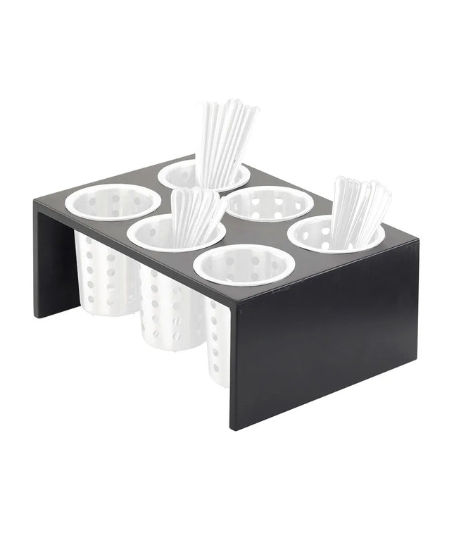 Kệ Trưng Bày Dao Muỗng Nĩa 6 Ngăn Cal-Mil 1425-6-96, Tre Midnight Bamboo