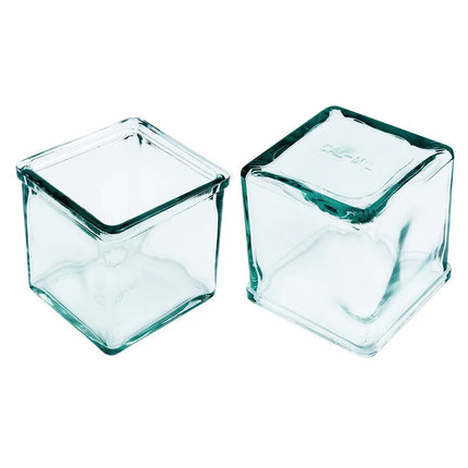 Kệ Trưng Bày Hũ Cà Phê/Trà 6 Ngăn Chữ Nhật Cal-Mil 172313 - Trong Suốt/Đen