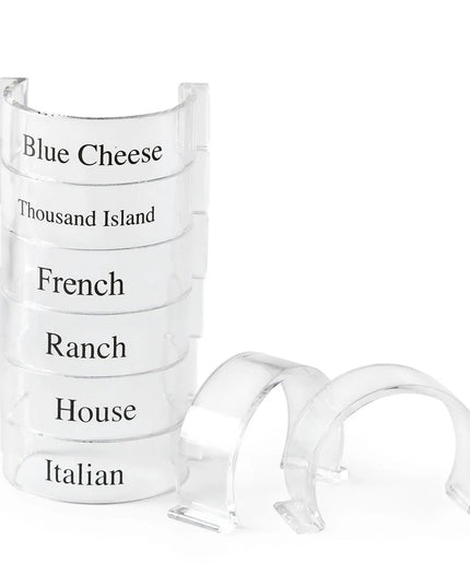Kẹp Cố Định Chai Nước Sốt Salad GET - Bộ 8 Cái (CLIPS-8-CL)