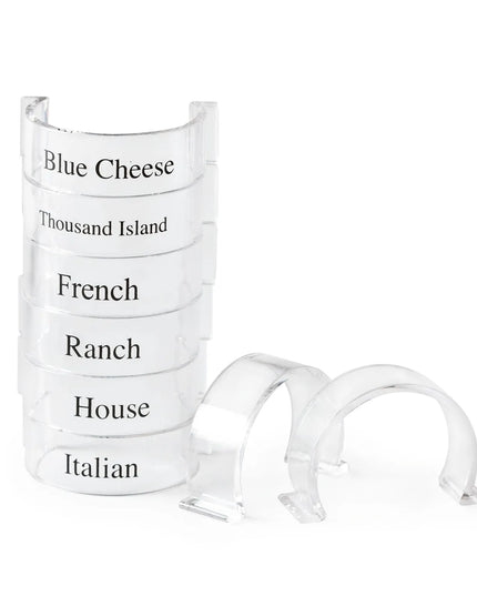 Kẹp Cố Định Chai Nước Sốt Salad GET - Bộ 8 Cái (CLIPS-8-CL)