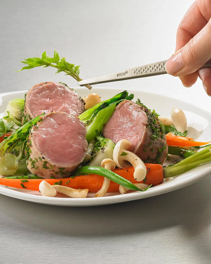 Kẹp Gắp Precision Plus™ Mercer Culinary M35230 23.8 cm - Thép Không Gỉ