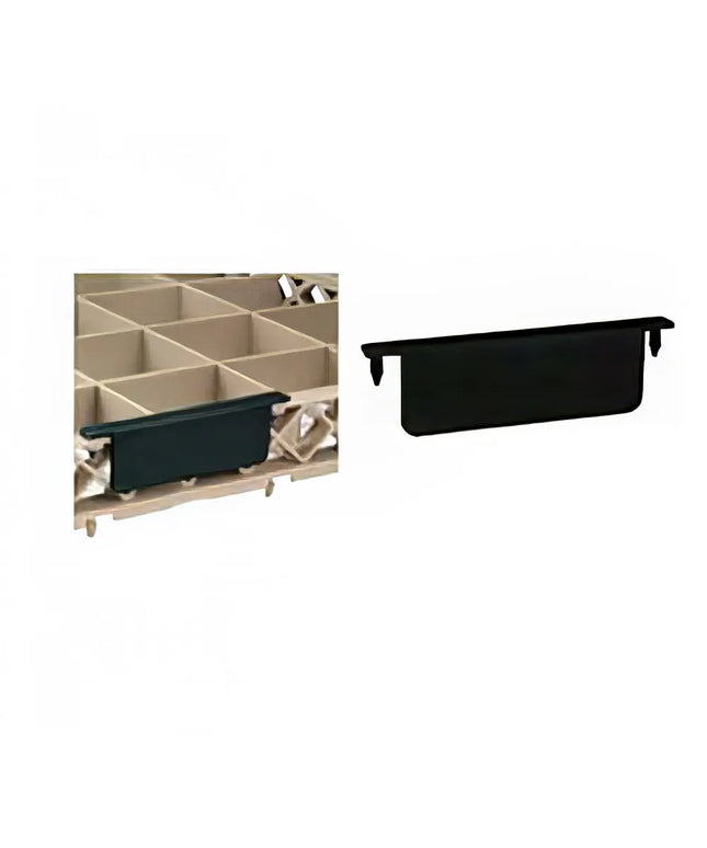Kẹp Mã Màu Vollrath 1009-06 Cho Thanh Nối Kệ Rửa Cỡ Lớn 11.1 x 4.1 cm, Trơn, Đen