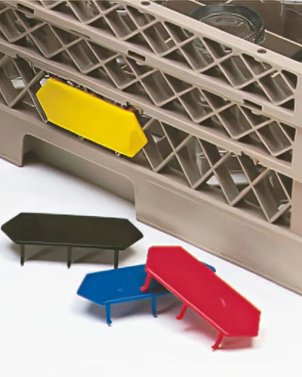 Kẹp Mã Màu Vollrath 1009-19 Cho Thanh Nối Kệ Rửa Cỡ Lớn 11.1 x 4.1 cm, Trơn, Xanh Lá