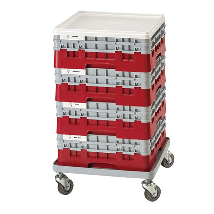 Kẹp Nhận Dạng Extender Gắn Nhanh Cambro CECBE15240 cmLy Bia" Cho Tất Cả Camrack - 12.7 cm x 4 cm, Trắng