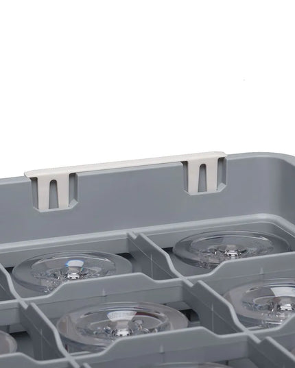 Kẹp Nhận Dạng Extender Gắn Nhanh Cambro CECBR15240 cmLy Brandy" Cho Tất Cả Camrack - 12.7 cm x 4 cm, Trắng