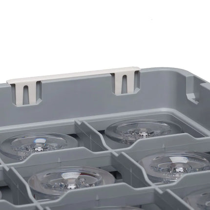Kẹp Nhận Dạng Extender Gắn Nhanh Cambro CECCL15240 cmLy Collins" Cho Tất Cả Camrack - 12.7 cm x 4 cm, Trắng