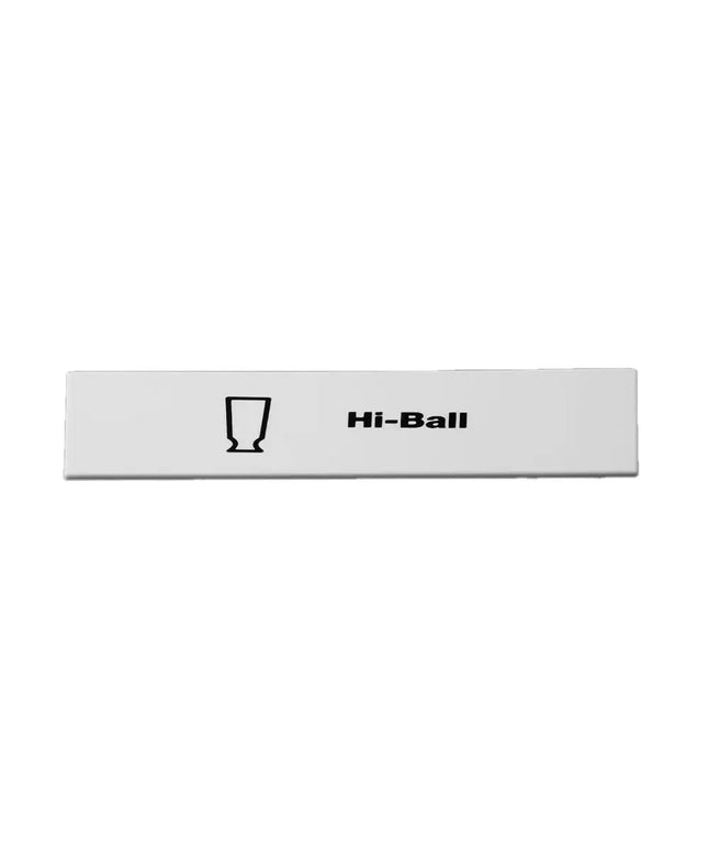 Kẹp Nhận Dạng Extender Gắn Nhanh Cambro CECHB15240 cmLy Highball" Cho Tất Cả Camrack - 12.7 cm x 4 cm, Trắng
