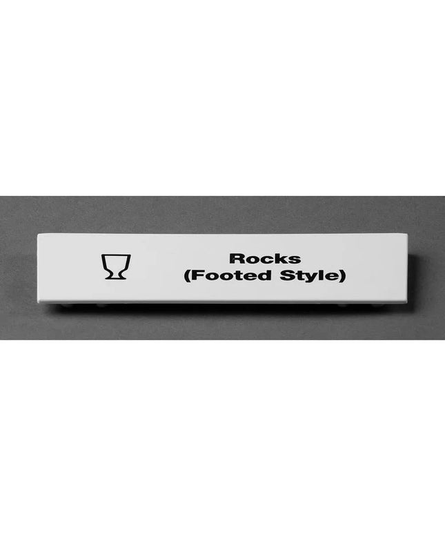 Kẹp Nhận Dạng Extender Gắn Nhanh Cambro CECRF15240 cmLy Rocks Chân Đế" Cho Tất Cả Camrack - 12.7 cm x 4 cm, Trắng