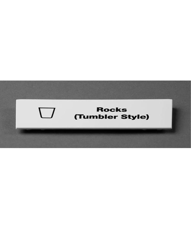Kẹp Nhận Dạng Extender Gắn Nhanh Cambro CECRT15240 cmLy Rocks Tumbler" Cho Tất Cả Camrack - 12.7 cm x 4 cm, Trắng