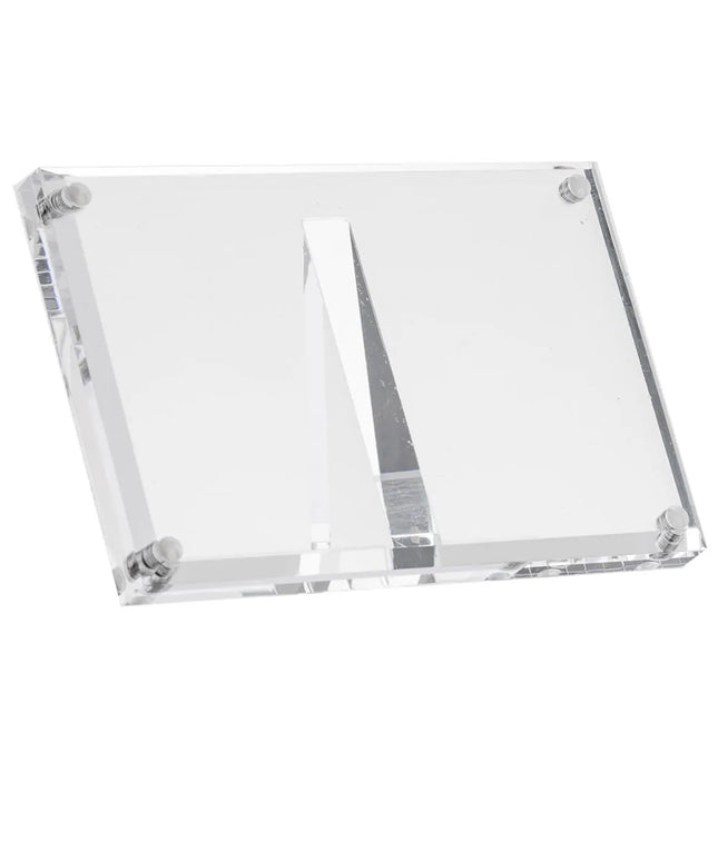 Kẹp Thẻ Menu Acrylic Từ Tính Tablecraft A362 10.2 x 3.2 x 6.4 cm, Hình Chữ Nhật