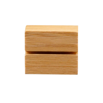 Kẹp Thẻ Menu Để Bàn American Metalcraft BAMCH125 3.2 x 2.9 cm, Tre Tự Nhiên
