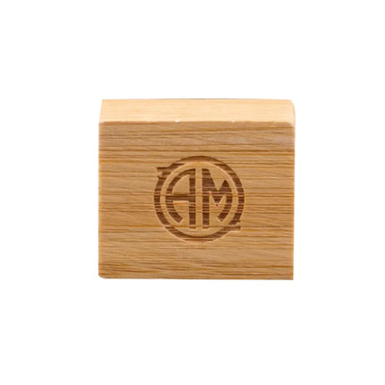 Kẹp Thẻ Menu Để Bàn American Metalcraft BAMCH125 3.2 x 2.9 cm, Tre Tự Nhiên