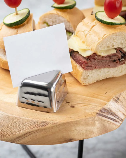 Kẹp Thẻ Menu Để Bàn Tablecraft 11575 5 cm, Inox
