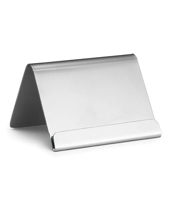 Kẹp Thẻ Menu Inox Tablecraft B17 Có Gờ Chặn, 6.4 x 5 x 5 cm