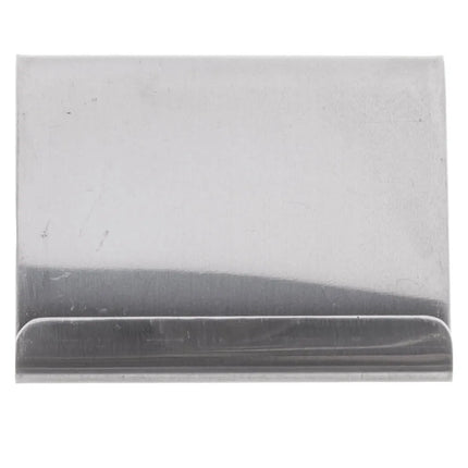 Kẹp Thẻ Menu Inox Tablecraft B17 Có Gờ Chặn, 6.4 x 5 x 5 cm
