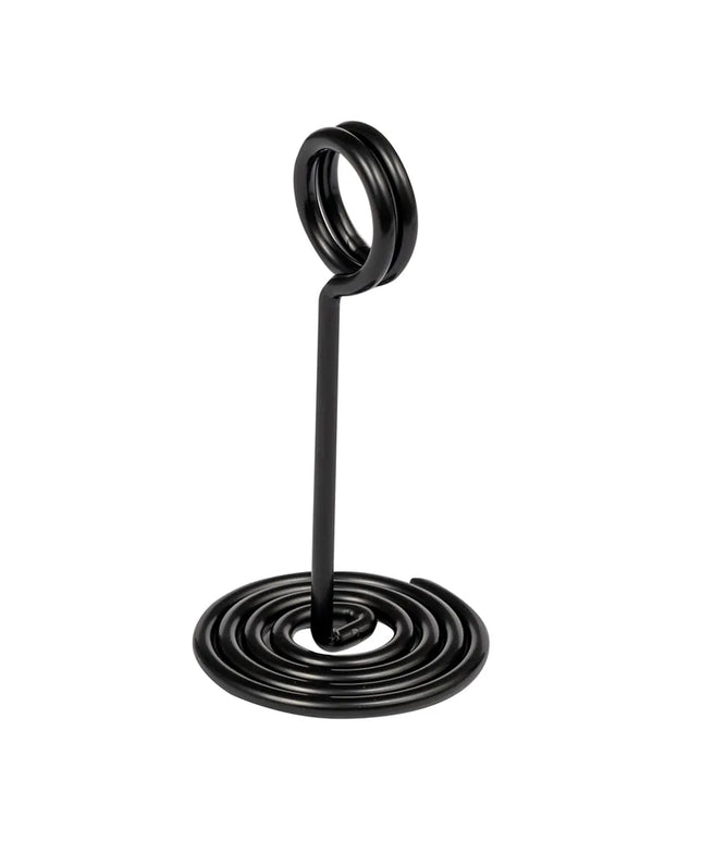 Kẹp Thẻ Số American Metalcraft NSB4 10.2 cm, Thép, Đen