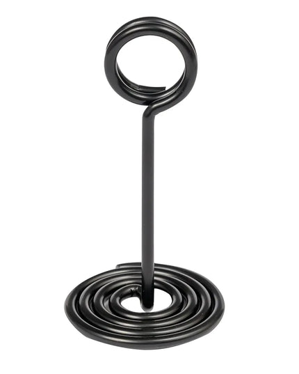Kẹp Thẻ Số American Metalcraft NSB4 10.2 cm, Thép, Đen