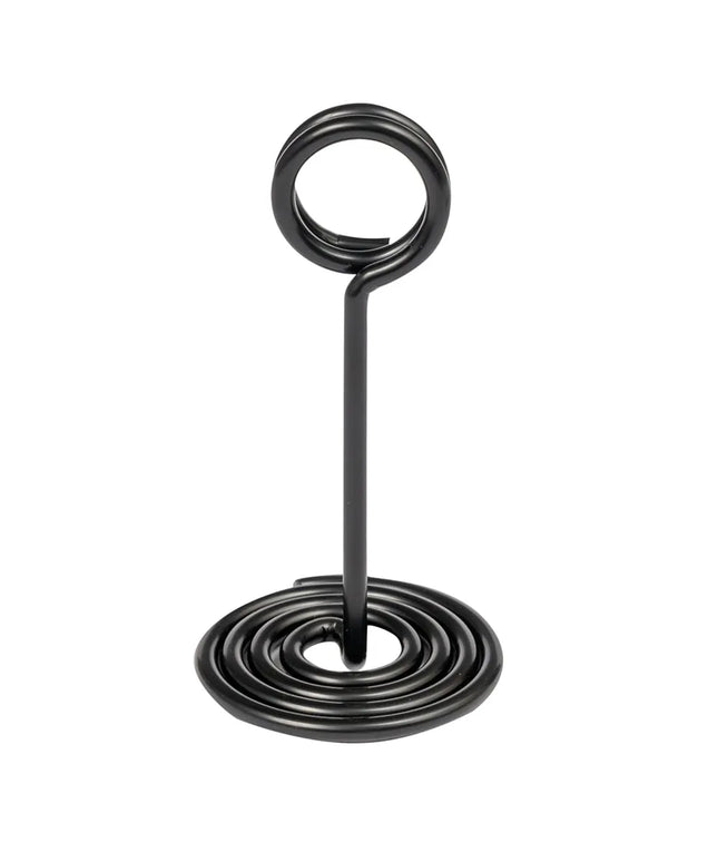 Kẹp Thẻ Số American Metalcraft NSB4 10.2 cm, Thép, Đen