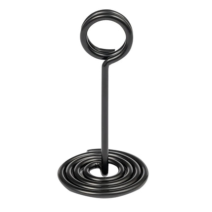 Kẹp Thẻ Số American Metalcraft NSB4 10.2 cm, Thép, Đen