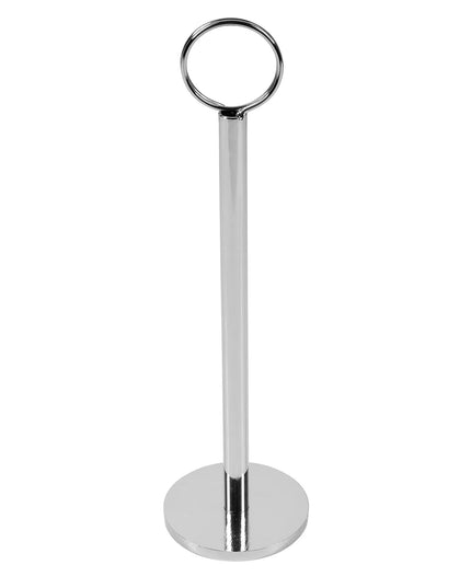 Kẹp Thẻ Số Tablecraft 1908 Phong Cách Địa Trung Hải, Cao 20.3 cm, Đế Phẳng, Chrome
