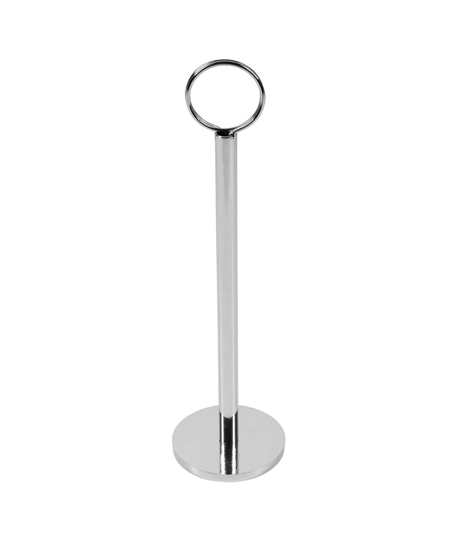 Kẹp Thẻ Số Tablecraft 1908 Phong Cách Địa Trung Hải, Cao 20.3 cm, Đế Phẳng, Chrome
