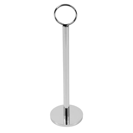 Kẹp Thẻ Số Tablecraft 1908 Phong Cách Địa Trung Hải, Cao 20.3 cm, Đế Phẳng, Chrome
