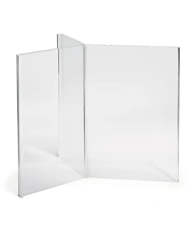 Kẹp Thực Đơn 6 Mặt Tablecraft 40606 10.2 x 15.2 cm Acrylic