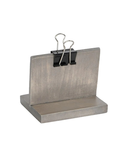 Kẹp Thực Đơn Clipboard Cal-Mil 2036-32-110 10.2 x 5.1 x 1.9 cm Gỗ Thông Gray Wash