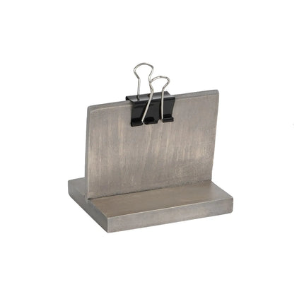 Kẹp Thực Đơn Clipboard Cal-Mil 2036-32-110 10.2 x 5.1 x 1.9 cm Gỗ Thông Gray Wash