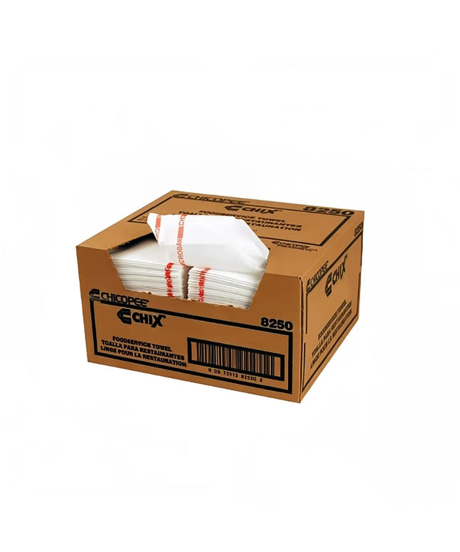 Khăn Bếp Chicopee Chix® 8250 Sợi Tổng Hợp Sọc Đỏ 61 cm x 33 cm