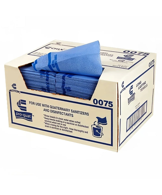 Khăn Bếp Chicopee Chix® Pro-Quat® 0075 Sợi Tổng Hợp Sọc Xanh Dương 53 cm x 33 cm