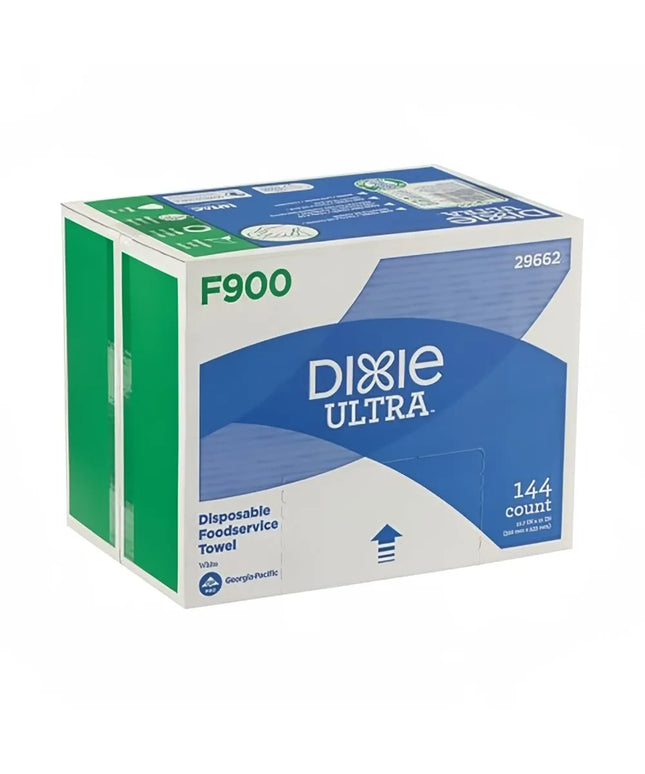 Khăn Bếp Dixie 29662 Sợi Gai-Cellulose Sọc Xanh Lá 53 cm x 32 cm