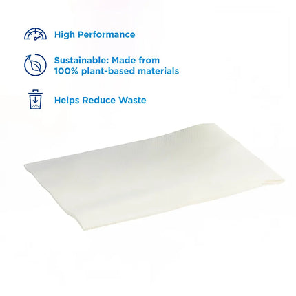 Khăn Bếp Dixie 29662 Sợi Gai-Cellulose Sọc Xanh Lá 53 cm x 32 cm