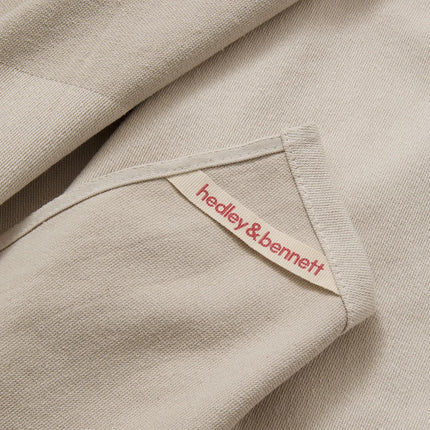 Khăn Bếp Hedley & Bennett HB001706 Cotton Sọc Trắng Oat 70 cm x 50 cm