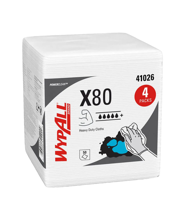 Khăn Bếp Kimberly-Clark WypAll® 41026 Sợi-Polypropylene Trắng 32 cm x 30 cm