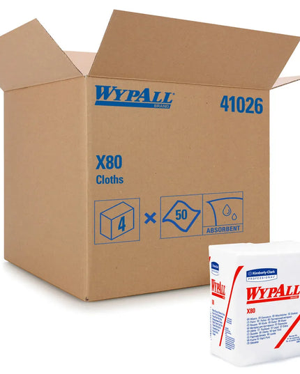 Khăn Bếp Kimberly-Clark WypAll® 41026 Sợi-Polypropylene Trắng 32 cm x 30 cm
