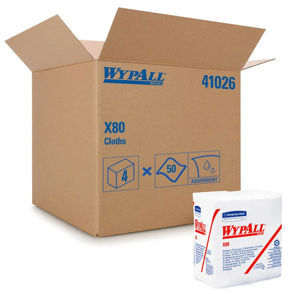 Khăn Bếp Kimberly-Clark WypAll® 41026 Sợi-Polypropylene Trắng 32 cm x 30 cm