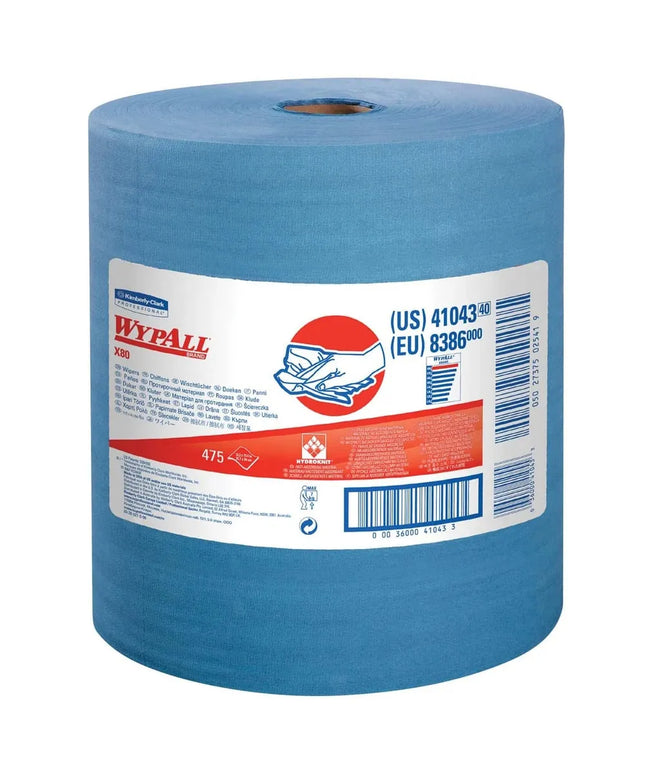 Khăn Bếp Kimberly-Clark WypAll® 41043 Sợi-Polypropylene Xanh Dương 34 cm x 31 cm