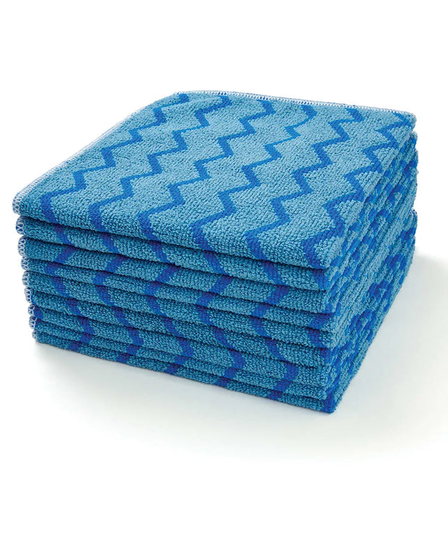 Khăn Microfiber Polyester Rubbermaid Hygen™ FGQ62000BL00 Sọc Xanh Dương 40 cm x 40 cm