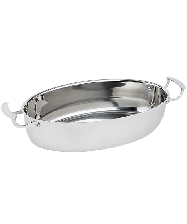 Khay Au Gratin Oval Trưng Bày Vollrath 49445 Miramar® 6.9 lít Thép Không Gỉ, Bếp Từ