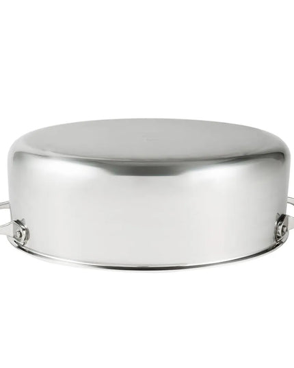 Khay Au Gratin Oval Trưng Bày Vollrath 49452 Miramar® 5-1/9.5 lít Thép Không Gỉ, Bếp Từ