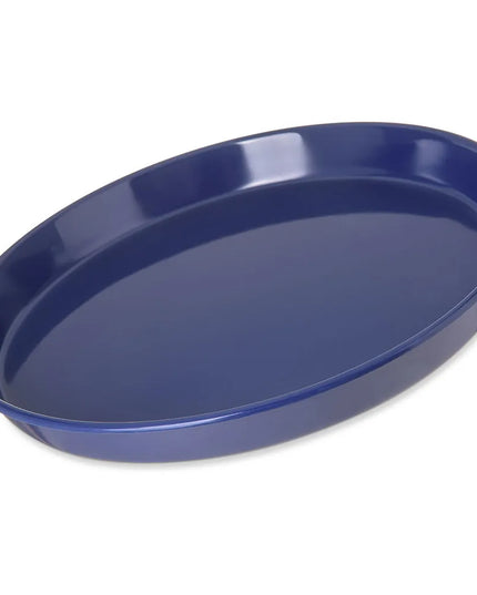 Khay Bar Tròn Carlisle 130060 33 cm, Màu Xanh Cobalt