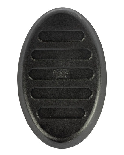 Khay Bít Tết Oval Gang Winco ISP-3, Đế Gỗ Tay Cầm Bảo Vệ