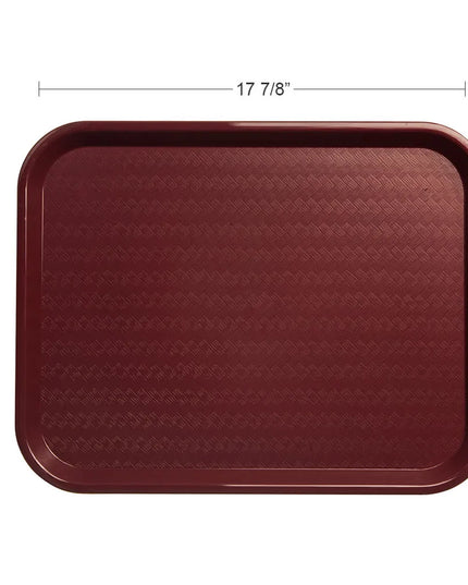 Khay Cafeteria Nhựa Carlisle 45.2 x 35.6 cm Đỏ Burgundy (CT141861)
