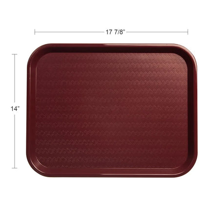 Khay Cafeteria Nhựa Carlisle 45.2 x 35.6 cm Đỏ Burgundy (CT141861)